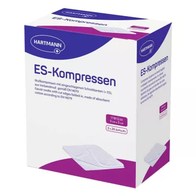 ES-KOMPRESSEN steril 5x5 cm 12x toplu paket, 5X20 adet ES-KOMPRESSEN steril 5x5 cm 12x toplu paket, 5X20 adet