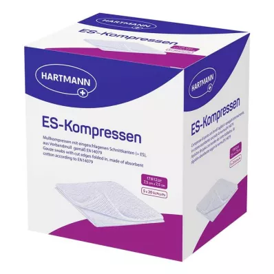 ES-KOMPRESSEN steril 7,5x7,5 cm 12x toplu paket, 5X20 adet