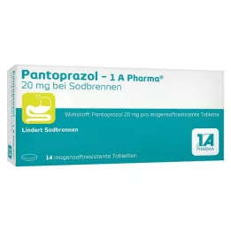 [1a Pharma mide yanması için 20mg msr.tab., 14 adet