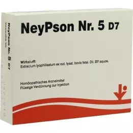 NEYPSON No.5 D 7 ampul, 5X2 ml