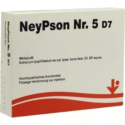NEYPSON No.5 D 7 ampul, 5X2 ml
