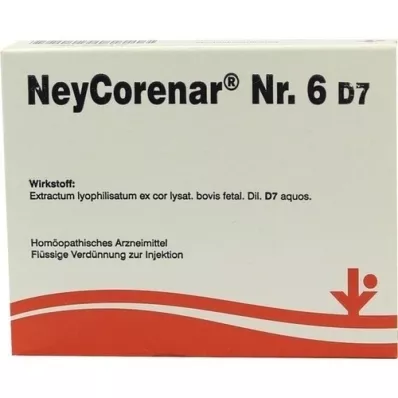 NEYCORENAR No.6 D 7 ampul, 5X2 ml
