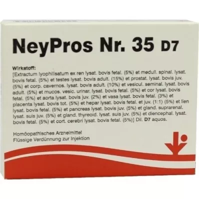 NEYPROS No.35 D 7 ampul, 5X2 ml