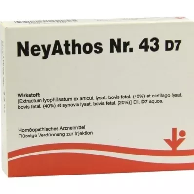 NEYATHOS No.43 D 7 ampul, 5X2 ml