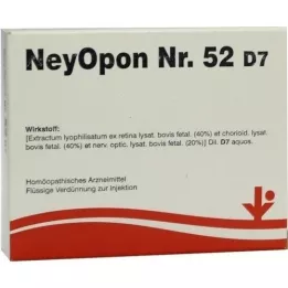 NEYOPON No.52 D 7 ampul, 5X2 ml