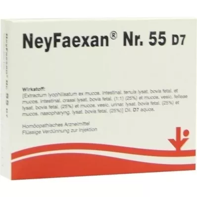NEYFAEXAN No.55 D 7 ampul, 5X2 ml