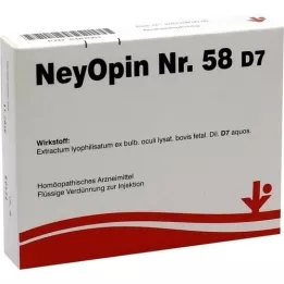 NEYOPIN No.58 D 7 ampul, 5X2 ml