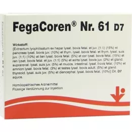 FEGACOREN No.61 D 7 ampul, 5X2 ml