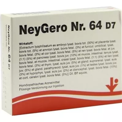 NEYGERO No.64 D 7 ampul, 5X2 ml