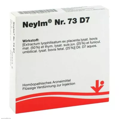 NEYIM No.73 D 7 ampul, 5X2 ml