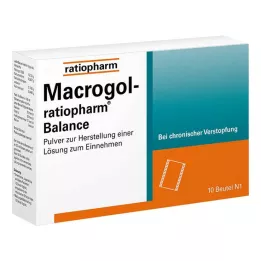 MACROGOL-ratiopharm Balance Plv.z.H.e.L.z.Einn., 10 adet