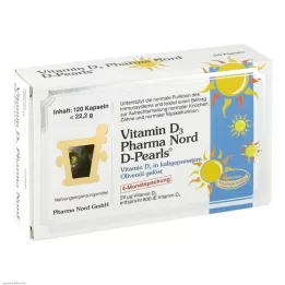 VITAMIN D3 PHARMA Nord 20 μg kapsül, 120 Kapsül
