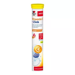 DOPPELHERZ Vitamin C+Çinko efervesan tabletler, 15 adet