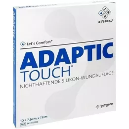 ADAPTIC Touch 7.6x11 cm yapışmayan silikon yara örtüsü, 10 adet