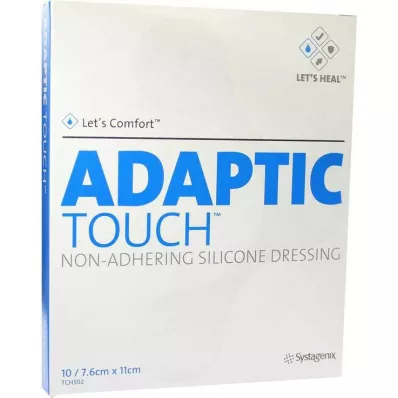 ADAPTIC Touch 7.6x11 cm yapışmayan silikon yara örtüsü, 10 adet