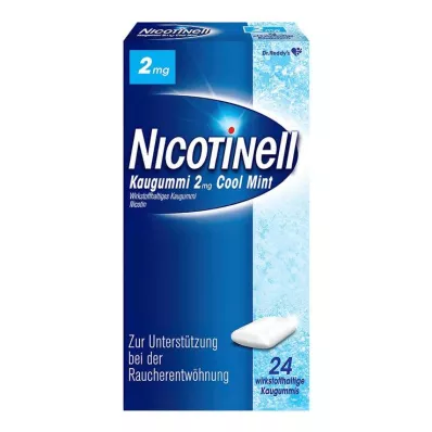 NICOTINELL Cool Mint 2 mg sakız, 24 adet NICOTINELL Cool Mint 2 mg sakız, 24 adet