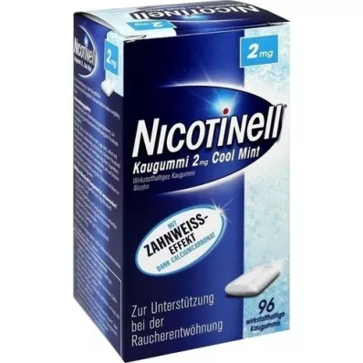 NICOTINELL Cool Mint 2 mg sakız, 96 adet