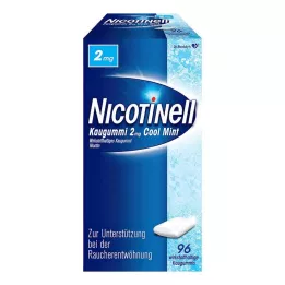 NICOTINELL Cool Mint 2 mg sakız, 96 adet