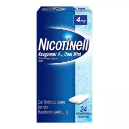 NICOTINELL Cool Mint 4 mg sakız, 24 adet