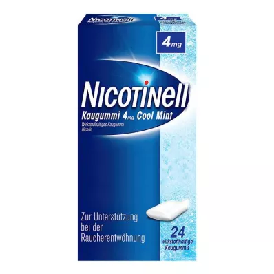 NICOTINELL Cool Mint 4 mg sakız, 24 adet NICOTINELL Cool Mint 4 mg sakız, 24 adet