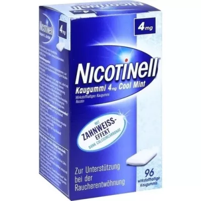 NICOTINELL Cool Mint 4 mg sakız, 96 adet