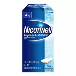 NICOTINELL Cool Mint 4 mg sakız, 96 adet