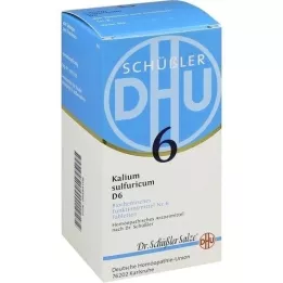 BIOCHEMIE DHU 6 Potasyum sülfürikum D 6 Tablet, 420 Kapsül