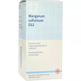 BIOCHEMIE DHU 17 Manganum sulfuricum D 12 tablet, 420 adet