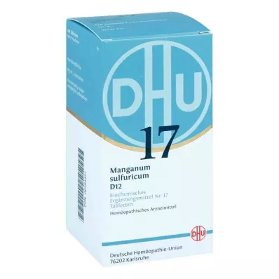 BIOCHEMIE DHU 17 Manganum sulfuricum D 12 tablet, 420 adet