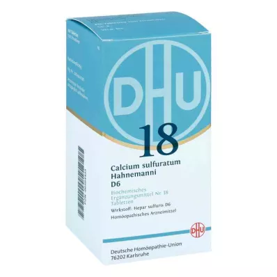 BIOCHEMIE DHU 18 Calcium sulphuratum D 6 Tablet, 420 Kapsül