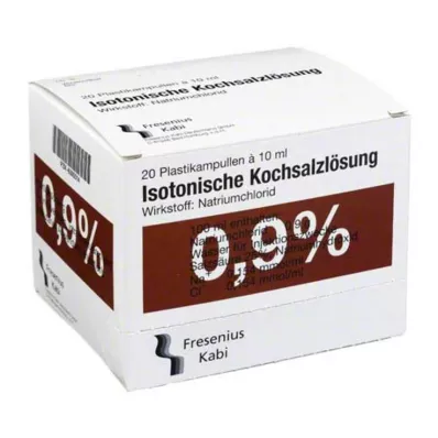 KOCHSALZLÖSUNG %0,9 Pl.Fresenius enjeksiyon çözeltisi, 20X10 ml KOCHSALZLÖSUNG %0,9 Pl.Fresenius enjeksiyon çözeltisi, 20X10 ml