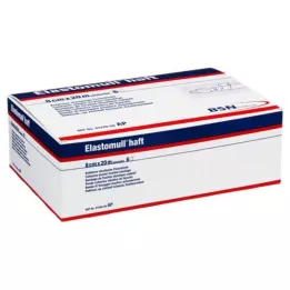 ELASTOMULL yapışkanlı 8 cmx20 m sabitleme bandajı, 6 adet