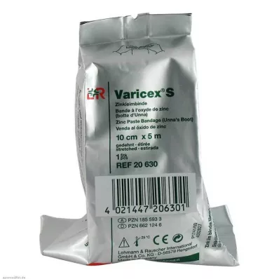 VARICEX S Çinko yapışkanlı bandaj 10 cmx5 m, 1 adet