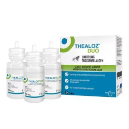 THEALOZ Duo göz damlası, 3X10 ml