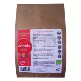ACEROLA %100 saf organik doğal C vitamini tozu, 500 g
