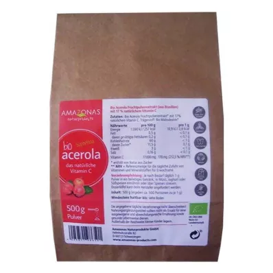 ACEROLA %100 saf organik doğal C vitamini tozu, 500 g