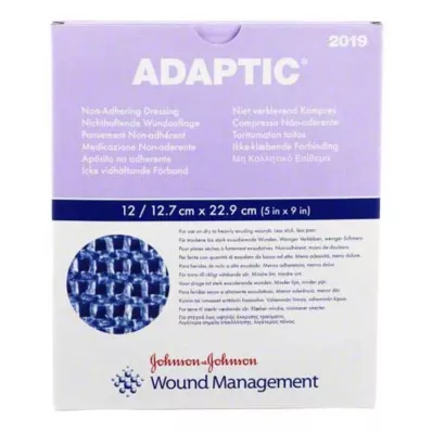 ADAPTIC 12,7x22,9 cm nemli yara örtüsü, 12 adet