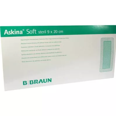 ASKINA Yumuşak yara örtüsü 9x20 cm steril, 30 adet ASKINA Yumuşak yara örtüsü 9x20 cm steril, 30 adet