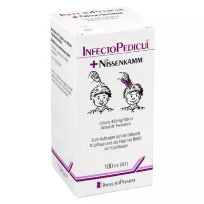 INFECTOPEDICUL Çözelti + nit tarak, 100 ml INFECTOPEDICUL Çözelti + nit tarak, 100 ml