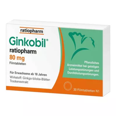 Ginkobil oranpharm 80mg, Ginkgo biloba ile, 30 adet Ginkobil oranpharm 80mg, Ginkgo biloba ile, 30 adet