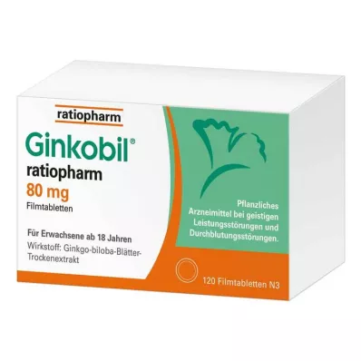 Ginkobil oranpharm 80mg, Ginkgo biloba ile, 120 adet Ginkobil oranpharm 80mg, Ginkgo biloba ile, 120 adet