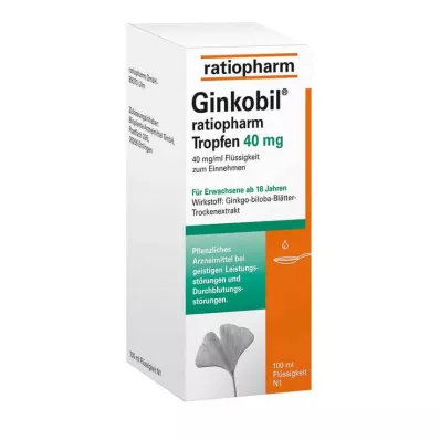 Ginkobil oranpharm 40mg, Ginkgo biloba damlaları ile, 100 ml Ginkobil oranpharm 40mg, Ginkgo biloba damlaları ile, 100 ml