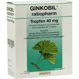 GINKOBIL-ratiopharm damla 40 mg, 200 ml