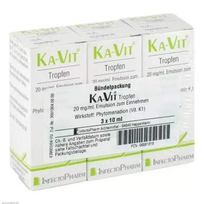 KA VIT Damlalar, 3X10 ml