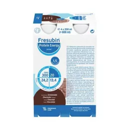 FRESUBIN PROTEIN Enerji DRINK Çikolata şişesi, 4X200 ml