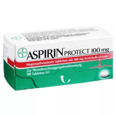ASPIRIN Protect 100 mg enterik kaplı tablet, 98 adet