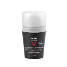 VICHY HOMME Hassas ciltler için roll-on deodorant, 50 ml