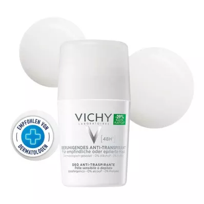 VICHY DEO Roll-on Sensitive Antiperspirant 48h, 50 ml VICHY DEO Roll-on Sensitive Antiperspirant 48h, 50 ml