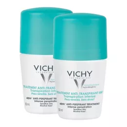 VICHY DEO Roll-on antiperspirant 48 saat ikili paket, 2X50 ml