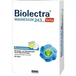 BIOLECTRA Magnezyum 243 mg forte limon tablet, 60 adet